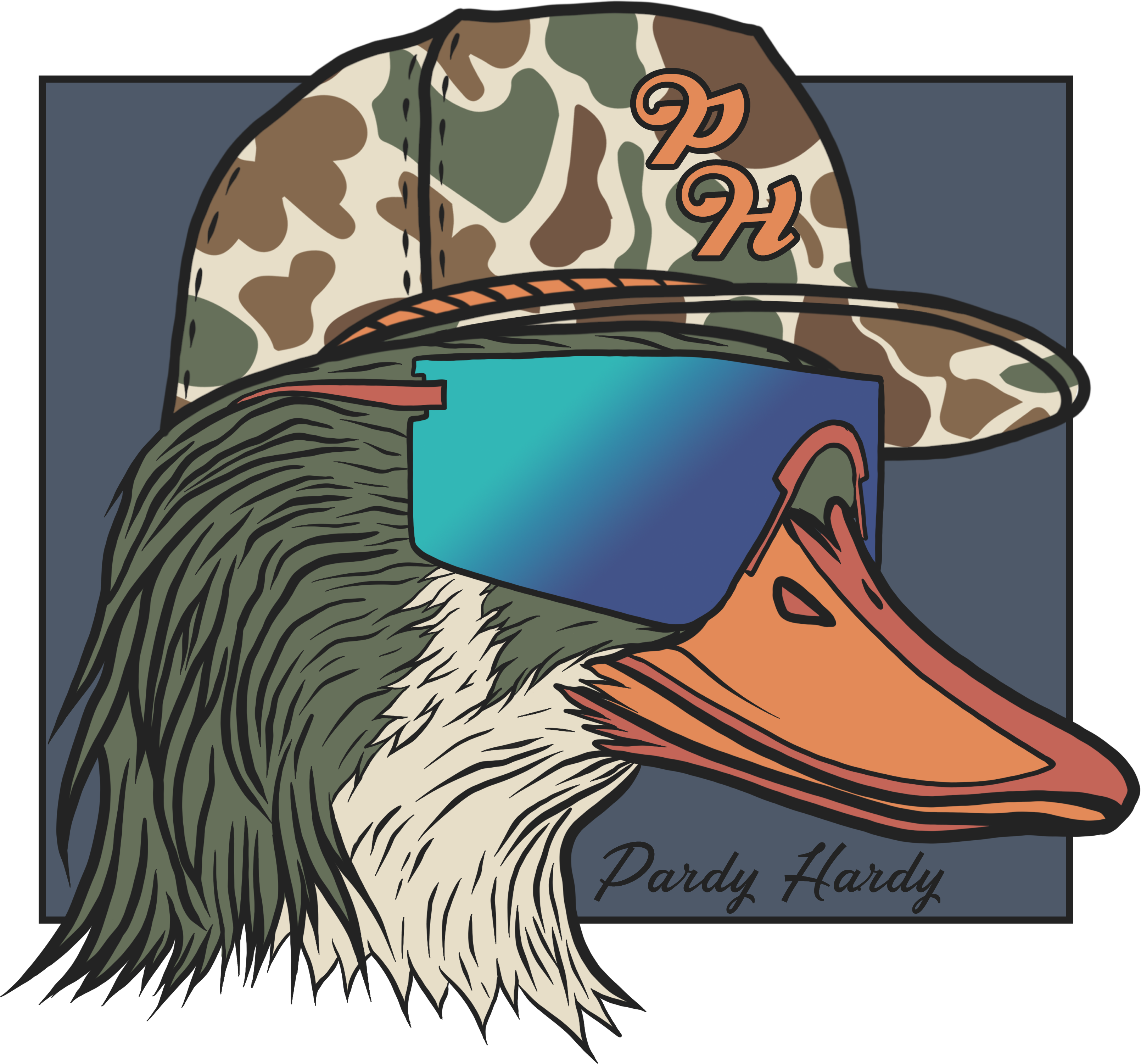 PARDY DUCK STICKER – Pardy Hardy
