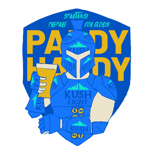 BEER KNIGHT STICKER  PARDY HARDY Pardy Hardy