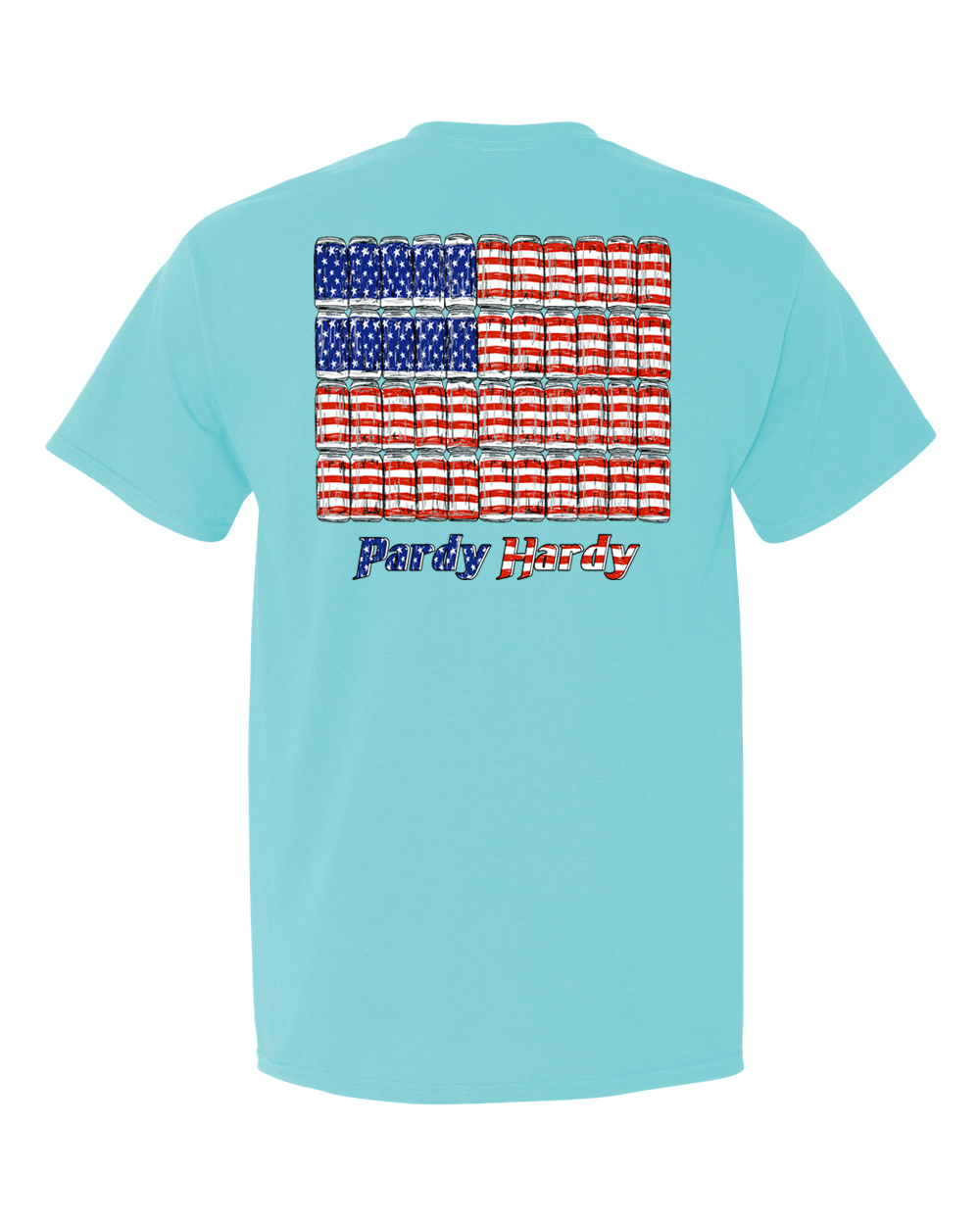 This shirt is perfect for those who take their celebrations seriously (or maybe not so seriously). It's a guaranteed conversation starter, embodying the spirit of America and the refreshing crack of a beer can. Get ready to turn heads at any gathering with this "Pardy Hardy" tee, a must-have for your wardrobe!