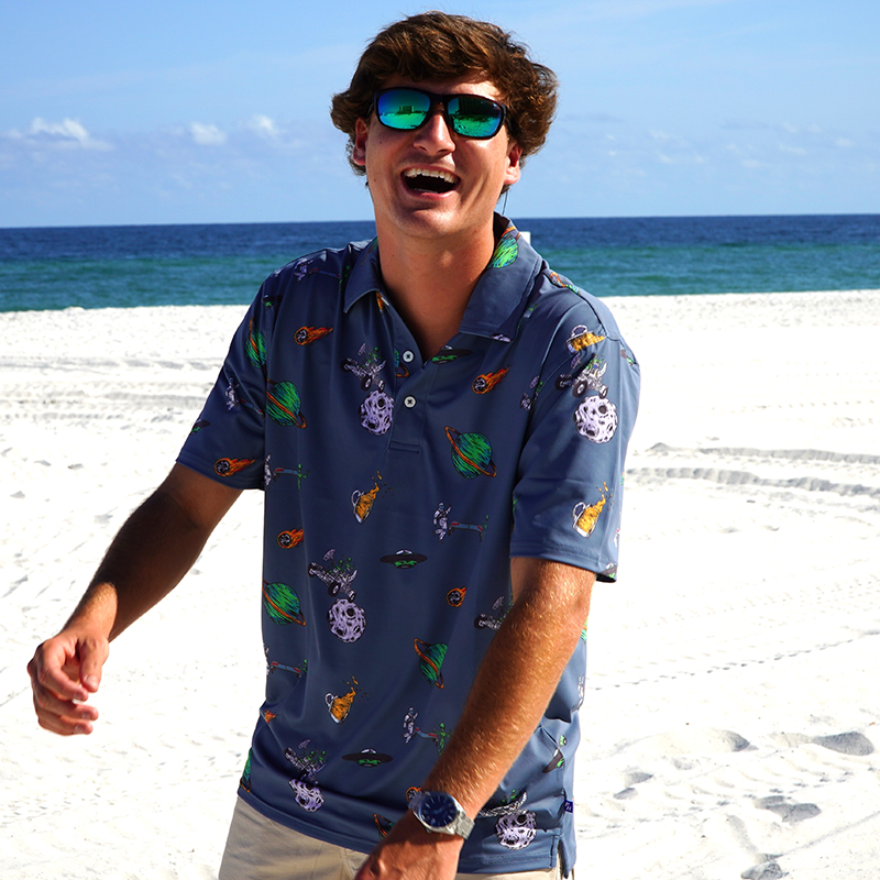 SPACEBALLS S/S POLO – Pardy Hardy